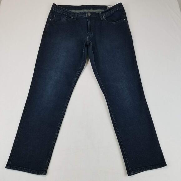 Buffalo David Bitton Jackson Jeans Mens 38x30 Dark Wash Straight Stretch Denim - Picture 1 of 13
